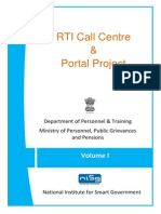 RTI Call Centre & Portal Project