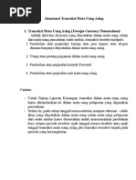 Contoh Soal Akuntansi Valuta Asing 2021