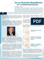 "Cambios en Posición Mandibular Por Contactos Prematuros" DR Enrique González García (México)