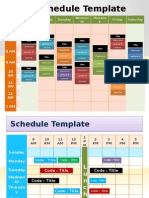 11 Schedule Template For Powerpoint