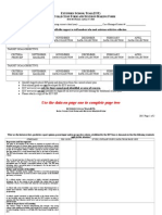 2015 Extended School Year (Esy) Data Collection and Decision Making Form