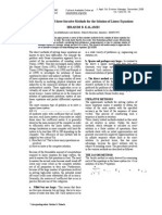 A Comparison of Three Iterative Methods Fo Solution Linear Equation PDF