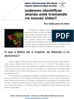 Como Podemos Identificar Quando Satanás Está Tramando Contra Nossas Vidas