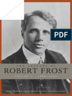 The Letters of Robert Frost Volume 1 