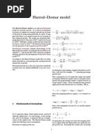 Wiki. Harrod-Domar Model