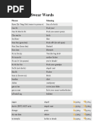 Mandarin Swear Words