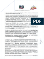 Convenio Interinstitucional entre el GCPS y Pan Pepín