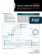 Basalt-Lined Pipe & Bends: Model 272