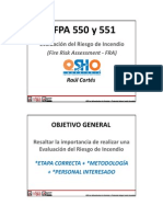 01 - Evaluación de Riesgos Según NFPA 550 y 551 (Congreso NFPA Mexico 2014)