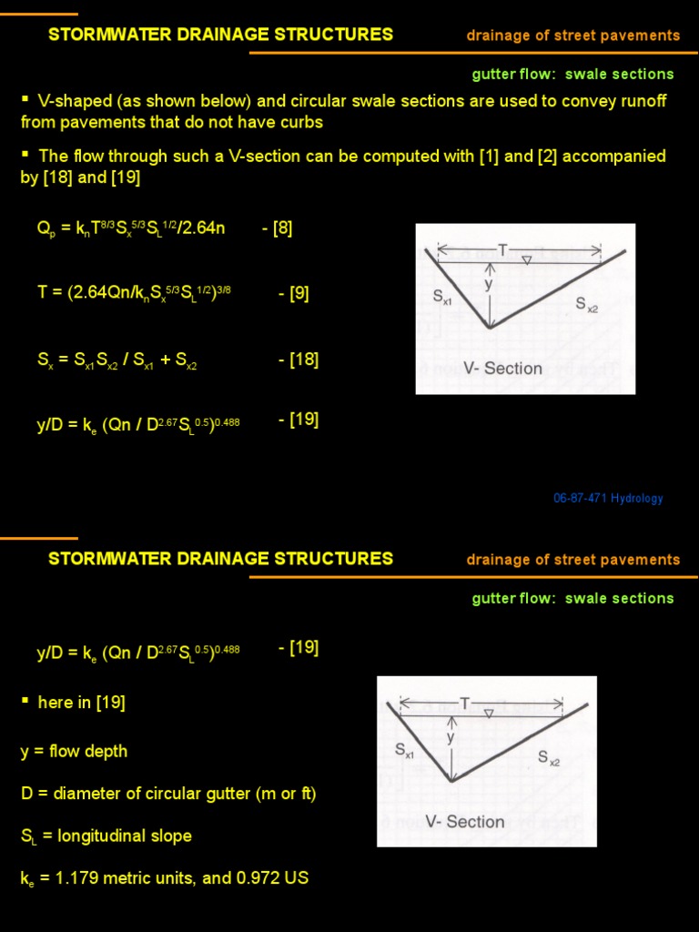 Stormwater Drainage Structures Guide | PDF | Storm Drain | Hydrology ...