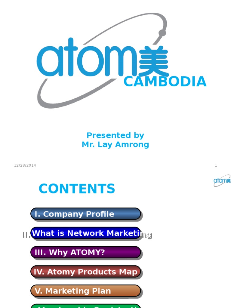 atomy business plan ppt download free