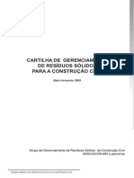 Construcao Civil - Cartilha de Gerenciamento de Residuos Solidos