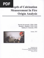 Depth of Calcination