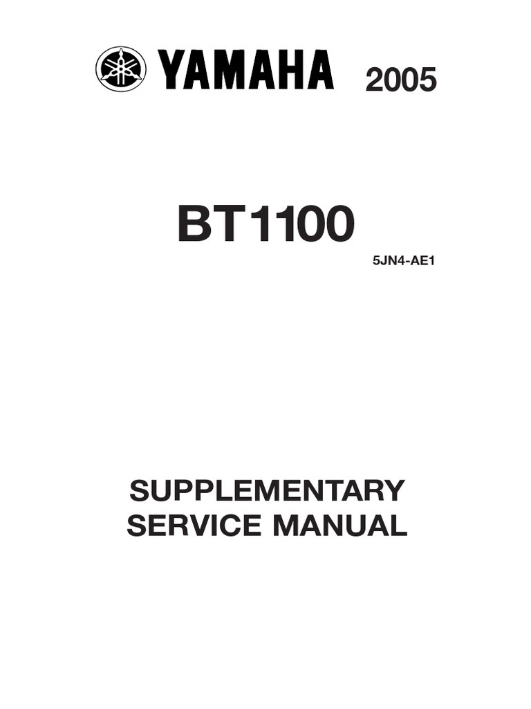 YAMAHA BT1100 サービスマニュアル 和訳抜粋版 YAMAHA BT1100 サービスマニュアル 和訳抜粋版 投稿詳細｜MOTOCLE