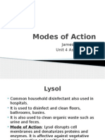 Unit 4 Modes of Action