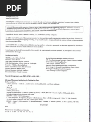 Libro Genes Xi Pdf Biology Life Sciences