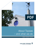 About Topsøe - and What We Do