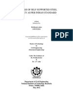 Dynamic Analysis of Self Supported Steel Chimney as Per Indian Standard