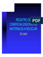 IVA Registro Materiales Reciclables