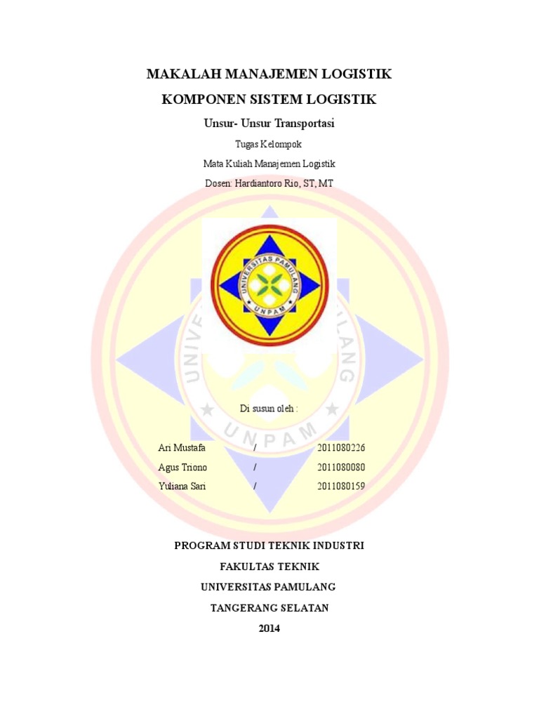 Makalah Manajemen Logistik Doc