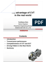 The Advantage of CVT in The Real World: Senior Engineer Powertrain Engineering Division Nissan Motor Co.,Ltd