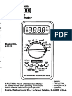 Craftsman AutoRanging Digital Multimeter 82029