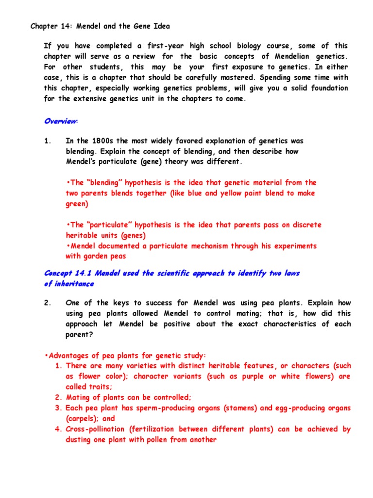 Ap Biology Reading Guide Chapter 14 Dominance Genetics Allele