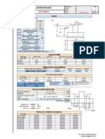 Hoja de Cálculo Para Zapatas