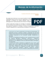 Lectura Unidad 4 Manejo de La Informacion PDF