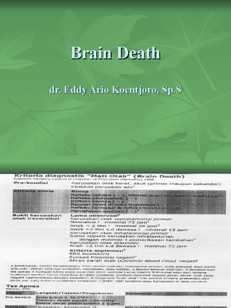 Apnea Test Guidelines for Brain Death | PDF | Coma | Apnea