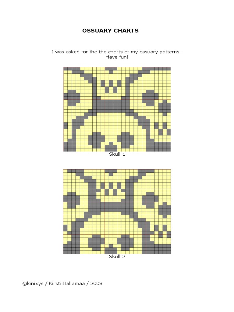 Ossuary Charts Omat | PDF | Art