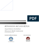 Kerangka Acuan Kerja: Sayembara Arsitektur Museum Batik Indonesia