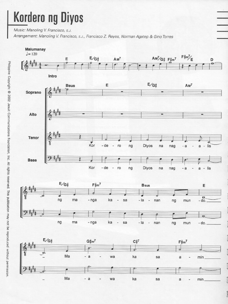 Kordero NG Diyos | PDF