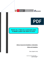 Manual Defunción