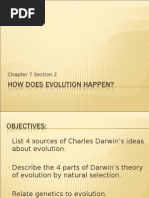 How Does Evolution Happen CH 7.2 7th