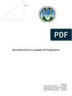 Historia de Los Lenguajes de Programación