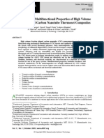 High Volume Fraction Aligned Carbon Nanotube Thermoset Composites