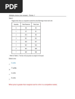 Question 1 M: Multiple Choice (One Answer) Points: 1