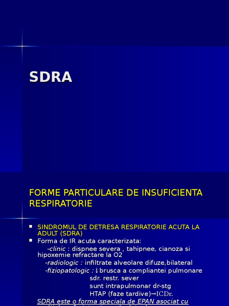 SDRA | PDF