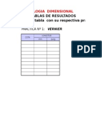 Tablas de Resultados de Practicas