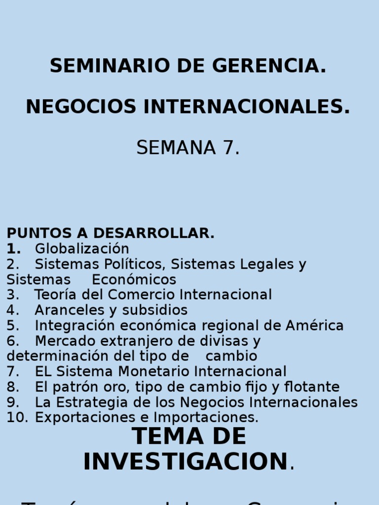 Teorías y Estrategias en Negocios Internacionales | PDF | Tipo de ...