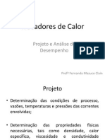 Trocadores de Calor