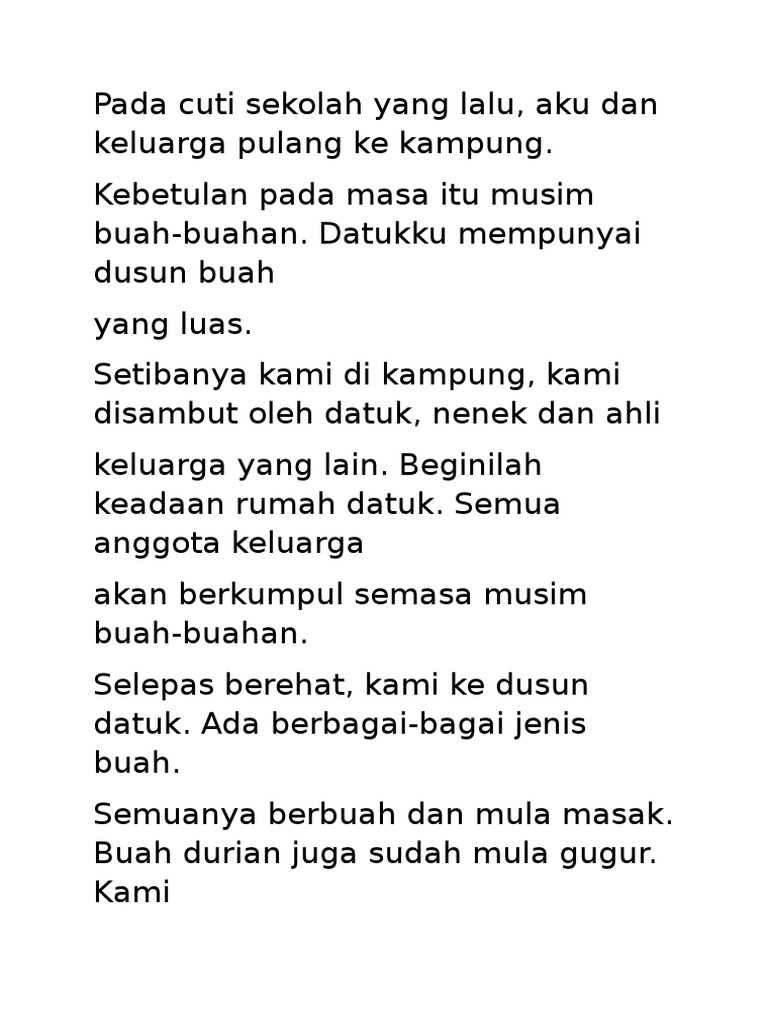 Contoh Karangan Dan Nota Nota Pdf