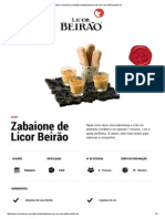 LICOR BEIRÃO - Bimby - Zabaione de Licor Beirão PDF