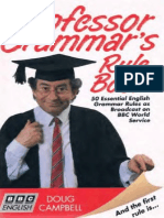Professor Grammars Rulebook