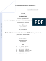 Sûreté de Fonctionnement Des Réseaux de Distribution en Présence Deproduction Décentralisée (These)