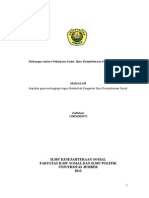 Hubungan Antara Pekerjaan Sosial Psikologi