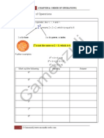 form 1 Chapter 6 Order of Operations Notes 2014