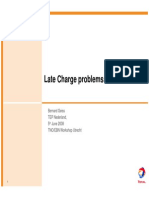 Late Charge Problems in the K5 Area: Understanding Failure of Well K5-13