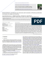 Biochar Production Technical, Environmental and Economics From Palm Biomass PDF